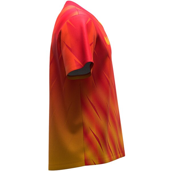 Butterfly Flazer Shirt - Red - Right Side